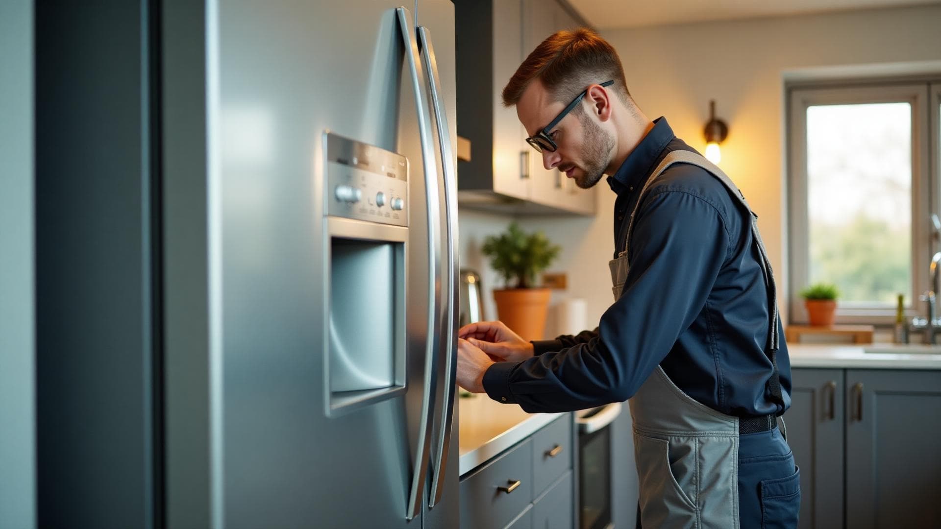 Professional appliance repair technician